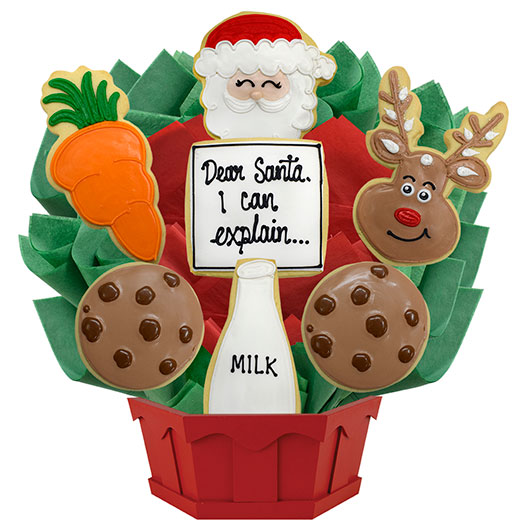 A535 - Dear Santa Cookie Bouquet
