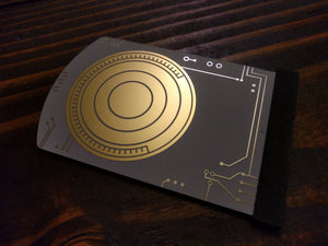 Metal Death Star Plans Data Card - Rogue One - **BONUS** Free "Hope" Display Stand