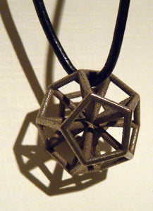 Dodecahedron with posts