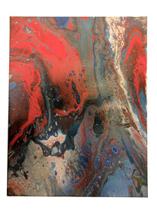 Pluto - 16"x20" Acrylic Painting